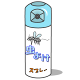 虫除けスプレー缶(蚊・アブよけ)